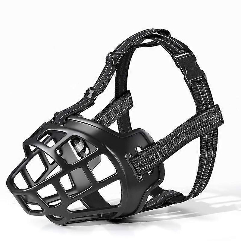 Adjustable Dog Muzzle Soft Silicone Breathable Strong Basket for Small Medium Large and X-Large Dogs Stop Biting Barking Chewing
