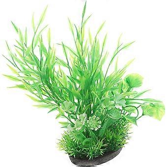2pcs plantes aquatiques artificielles aquarium herbe d’eau fausses plantes d’algues réservoir de poissons décorations de paysage pour terrarium de bureau