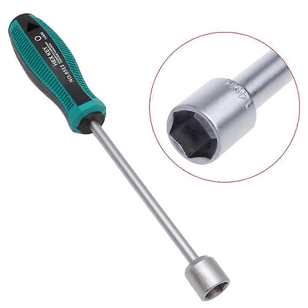 Metal Socket Driver Wrench Screwdriver Hex Nut For Key Nutdriver Hand Tool 14mm