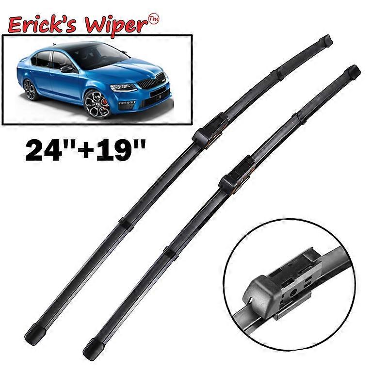 HRS and LHD Front Wiper Brooms for Skoda Octavia A7 Type 5E MK3 2013 - 2019, Windshield, Front Window 24 "19"