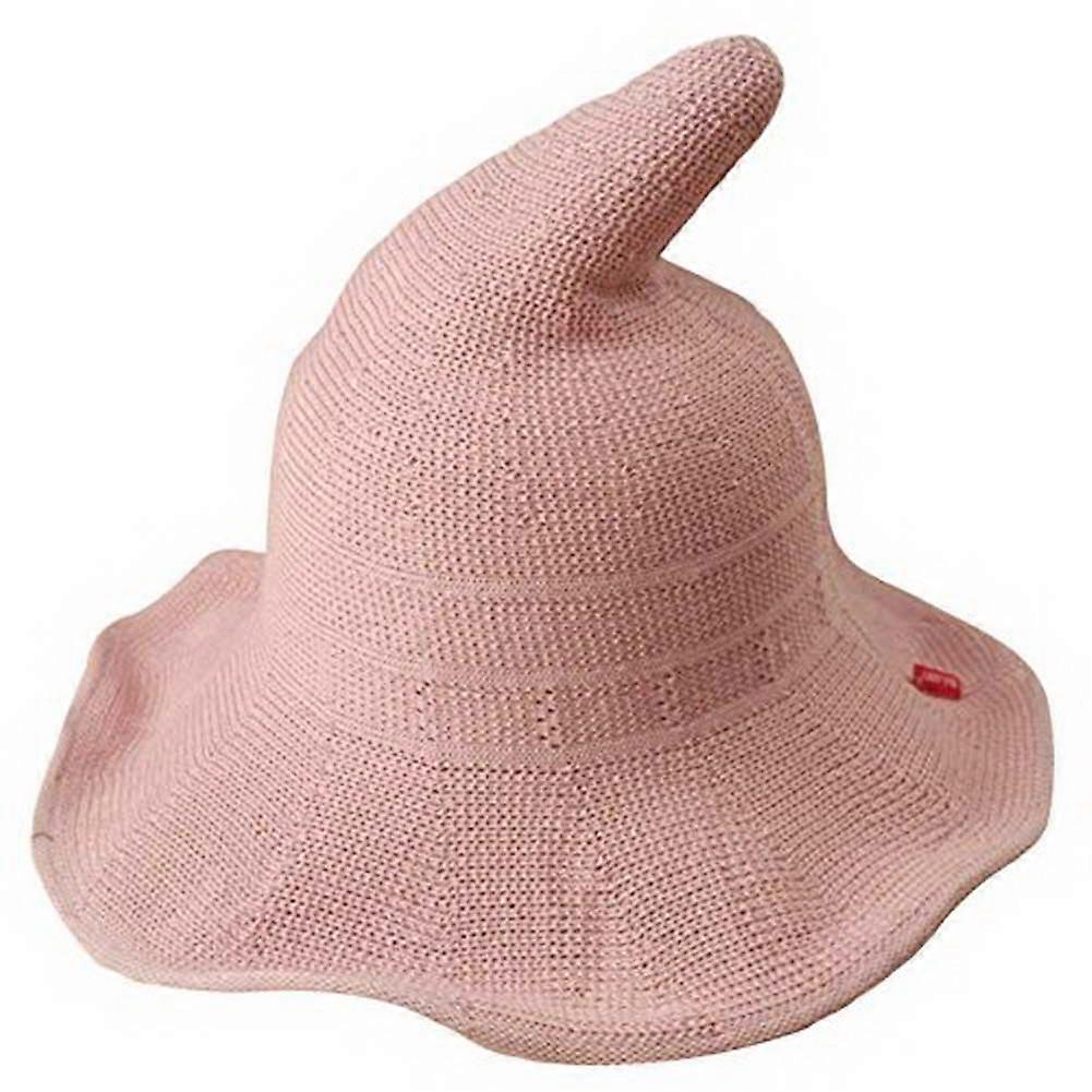 Womens Witch Hat Knitted Cap Halloween Party Masquerade Cosplay Costume New
