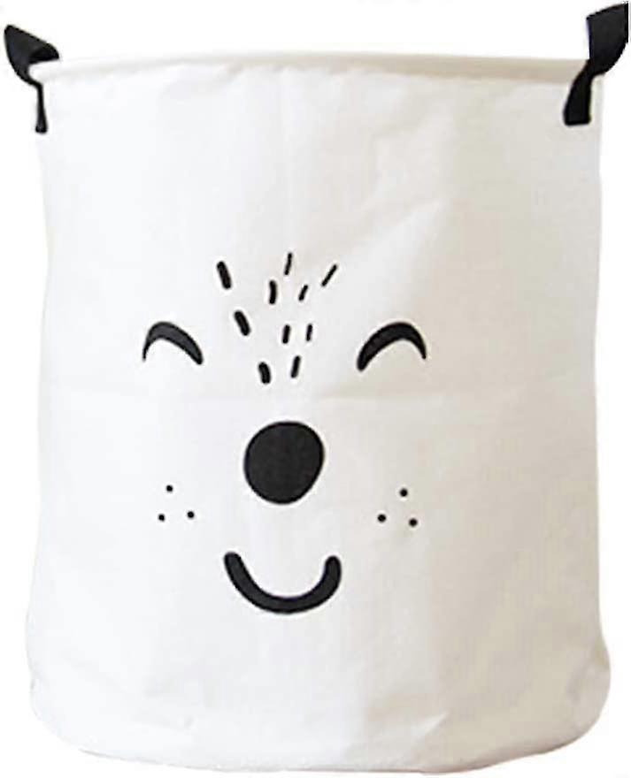 חדר ילדים מתקפל עמיד למים כביסה סל אחסון צעצועים לילדים (אפור)