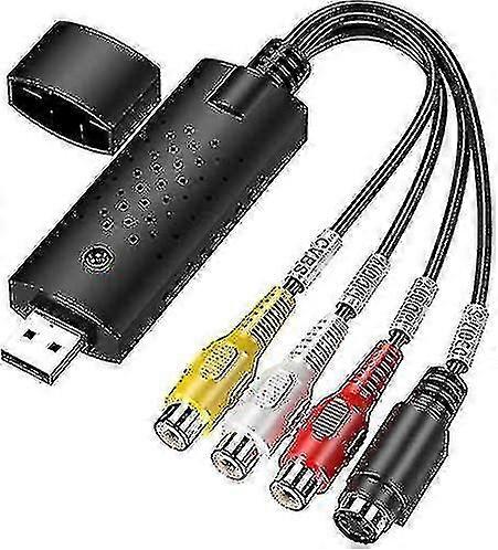 Vhs To Digital Converter Video Capture Card Convert Adapter, Vhs To Digital Usb Grabber Support Ntsc