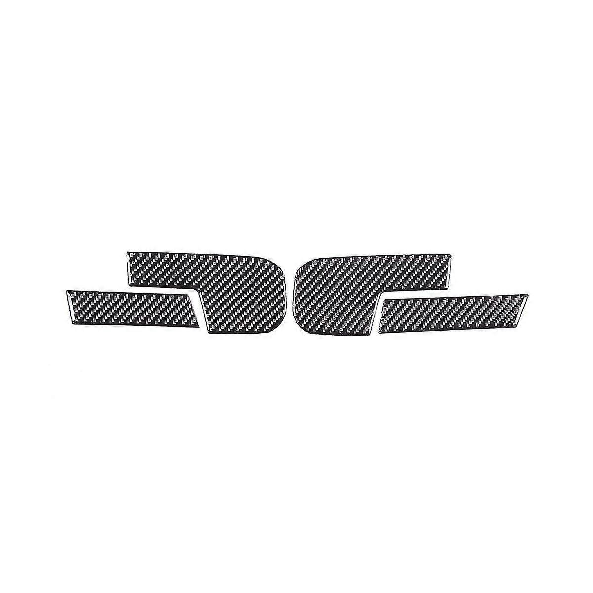 Rear View Mirror Trim Protector Trim Decal Stickers For 2022 2023 Accessories - Soft Carbon Fiber