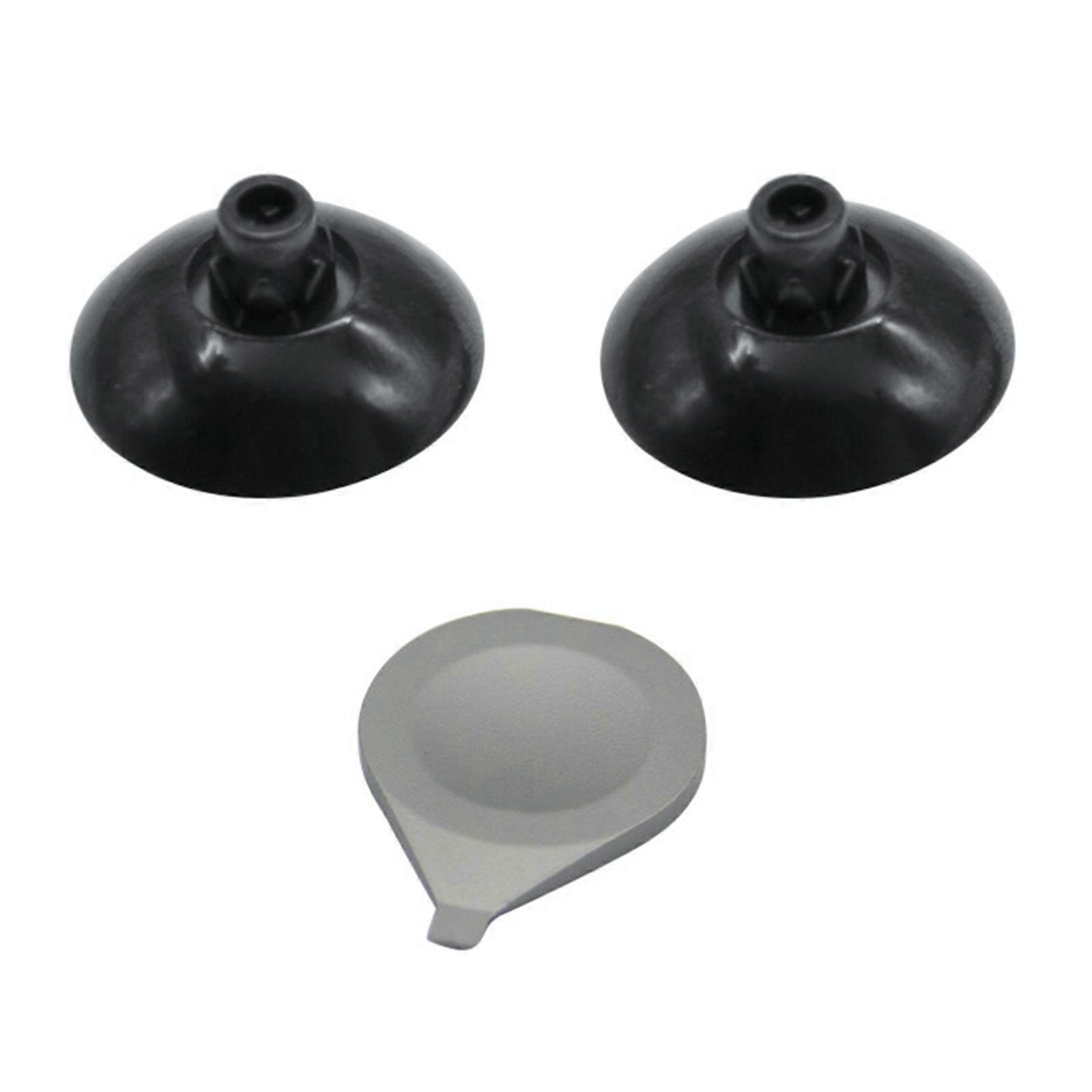 3Pcs Thumb Grip Metal Cover Case Joystick Caps For Game Console Controller