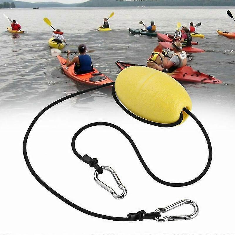 Kayak Canoe Tow Line Throw Line Anchor Float w/ 36" Nylon Rope & 3.8" Float Buoy