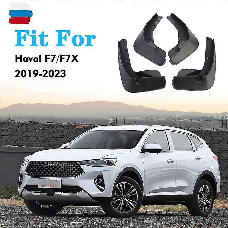 FOR Haval F7 F7X 2019-2023 Mudguard Fender Mud Flap Guards Splash Mudflaps Car Accessories Auto Styline Front Rear 4pcs