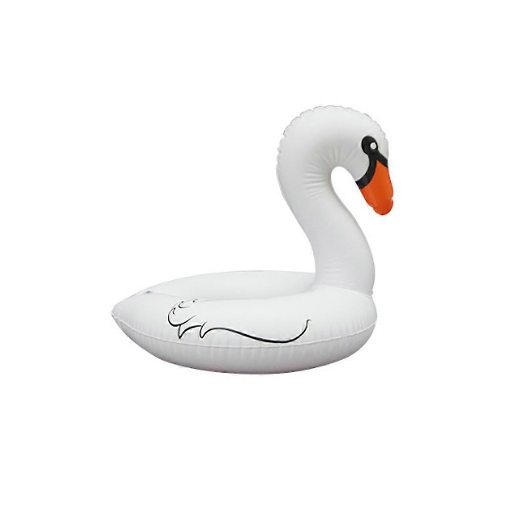 White Swan Ride On Pool Float Inflatable Swimming Ring for Kids