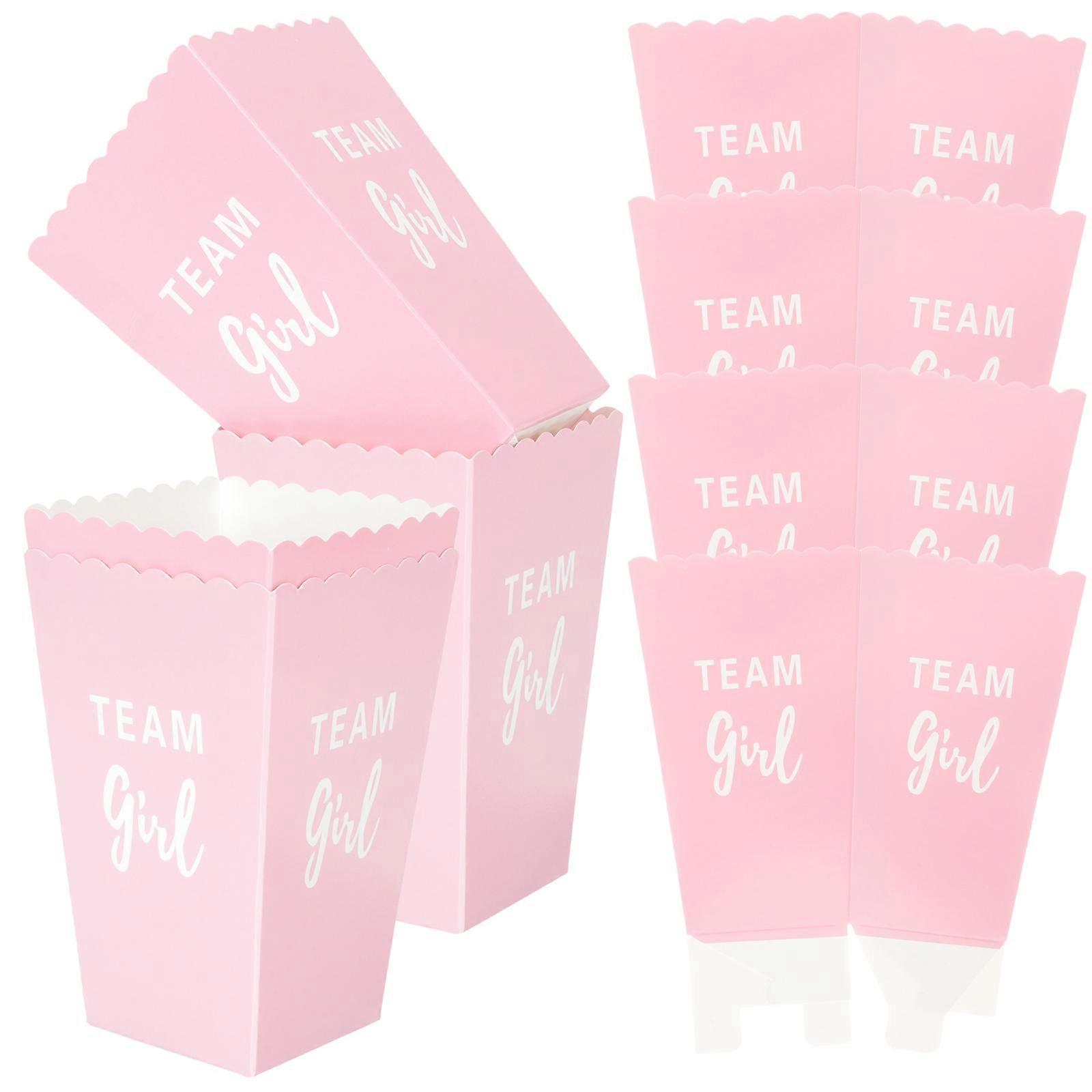 20pcs Gender Reveal Paper Popcorn Boxes Popcorn Containers Small Popcorn Boxes