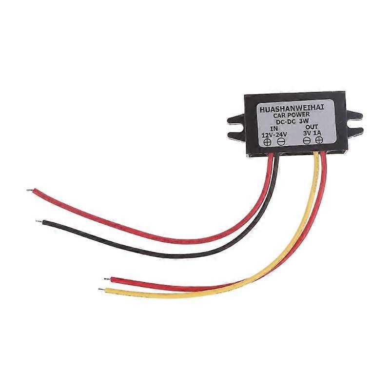 DC12-24V to 3V1A Step-down Power Supply Module Efficient Power Adapter Cable