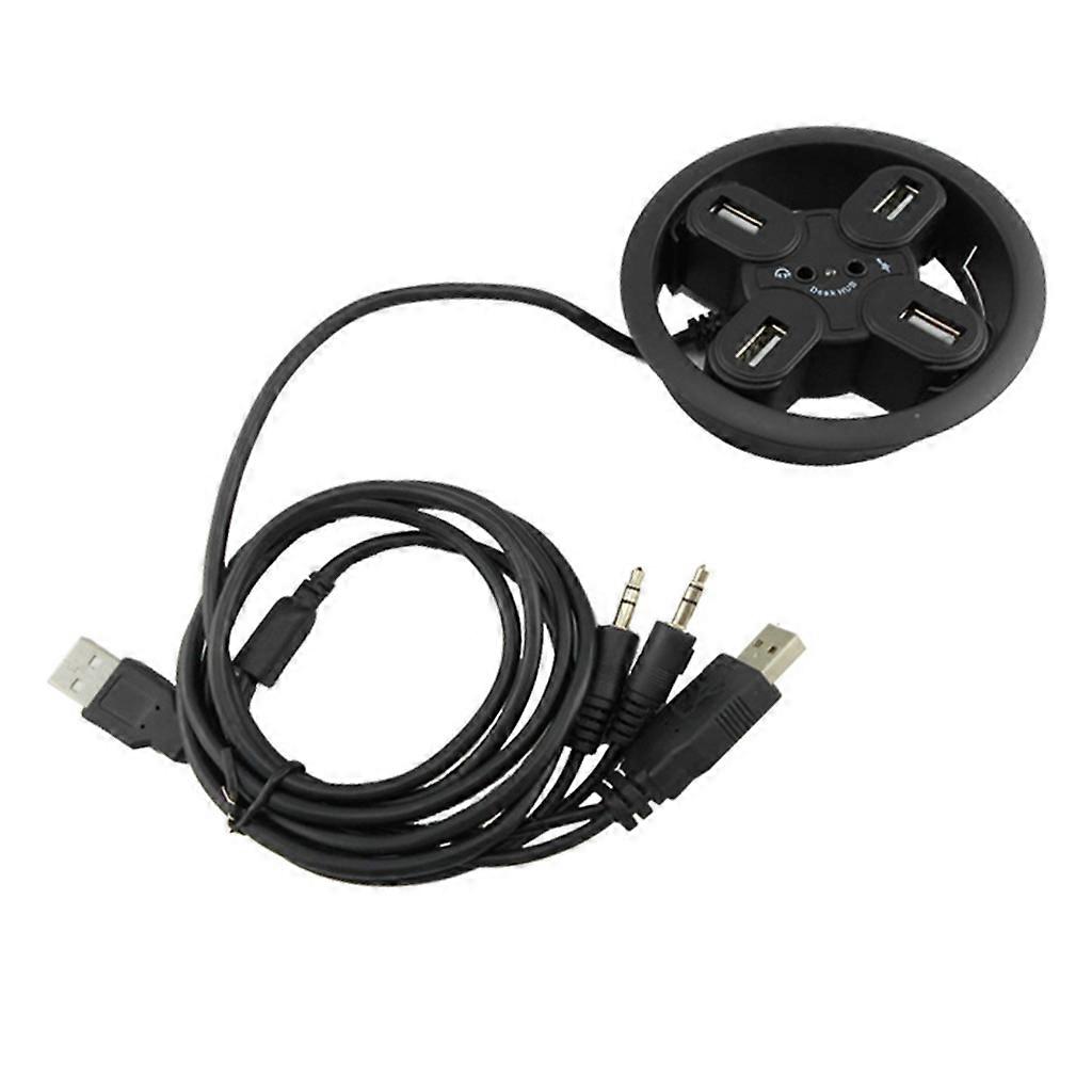 Office Computer 4 Port USB 2.0 Splitter High Speed Hub Converter for PC Laptop Tablet for Windows for Mac Charging Device