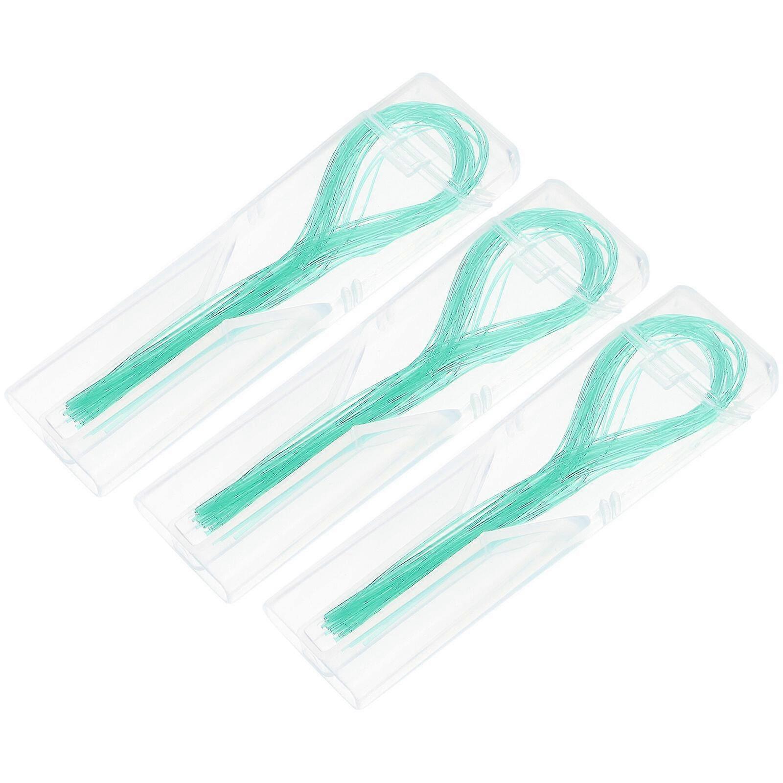 3 Pack Professional Floss Threader Dental Supplies For Braces Bridge