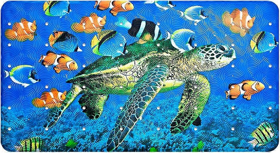 Ubiuo Baby Badematte, rutschfeste Kinder Badewanne Matte, bunte Badematte für Wanne für Kinder, waschbare Baby Badewannenmatte 38x 72cm