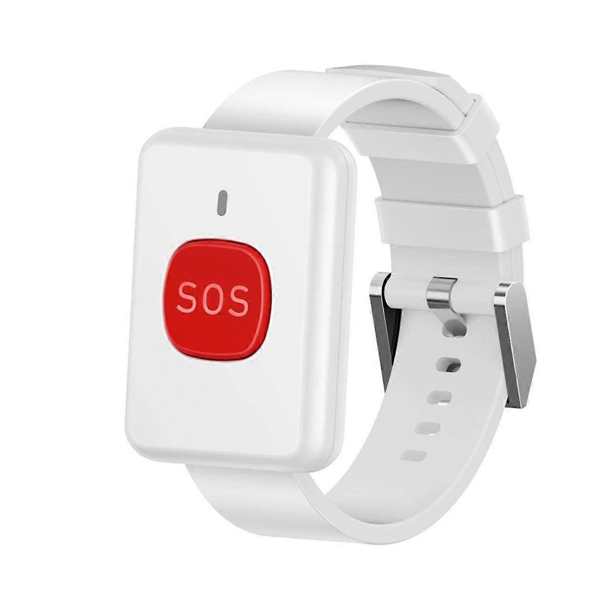 433.92MHz腕時計コールRF RCトランスミッターウォッチコールボタンワイヤレスSOS高齢者用緊急ボタンホワイト