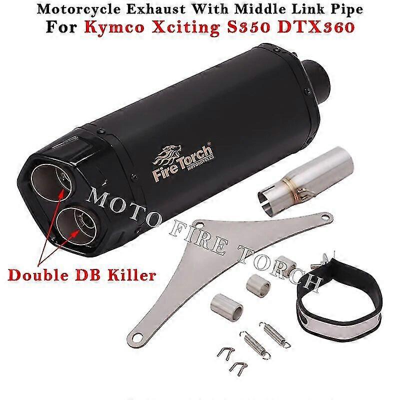 Exquisite exhaust pipeMotorcycle Exhaust Escape System Modified Titanium Alloy Muffler With Middle Pipe Slip On For BMW S1000R S 1000 R 2021 2022 2023