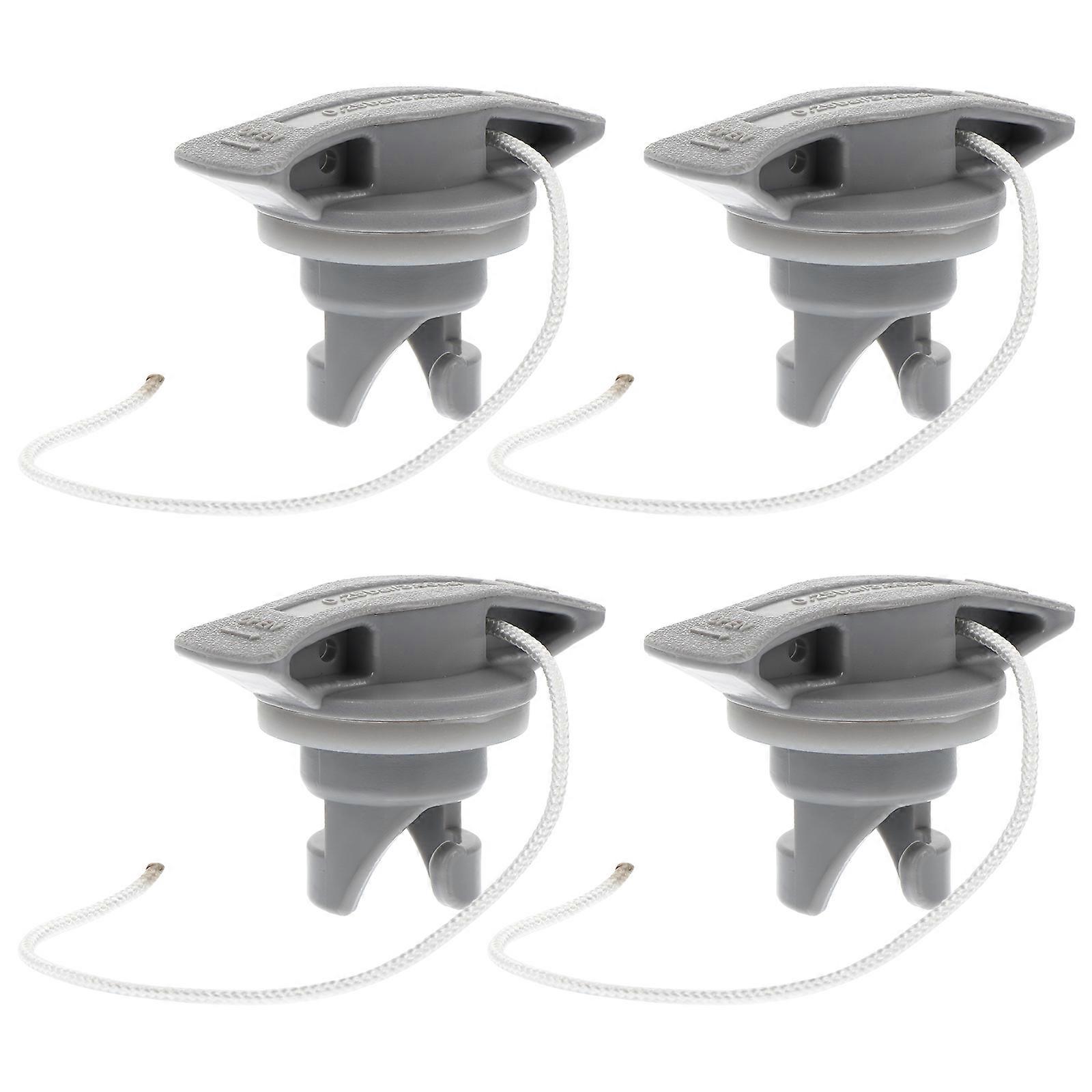 4 Pcs Spa Accessories Kayak Air Valve Cap Kayak Valve Adapter Cap Inflatable Boat Air Valve Inflatable Raft Valve Tube Plug