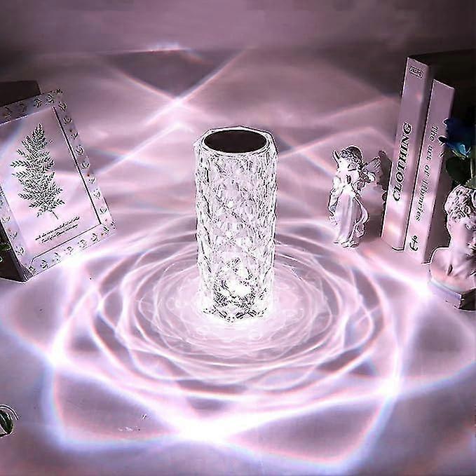Led Diamond Table Lamp 16 Colors - Rechargeable Mood Light (pink)