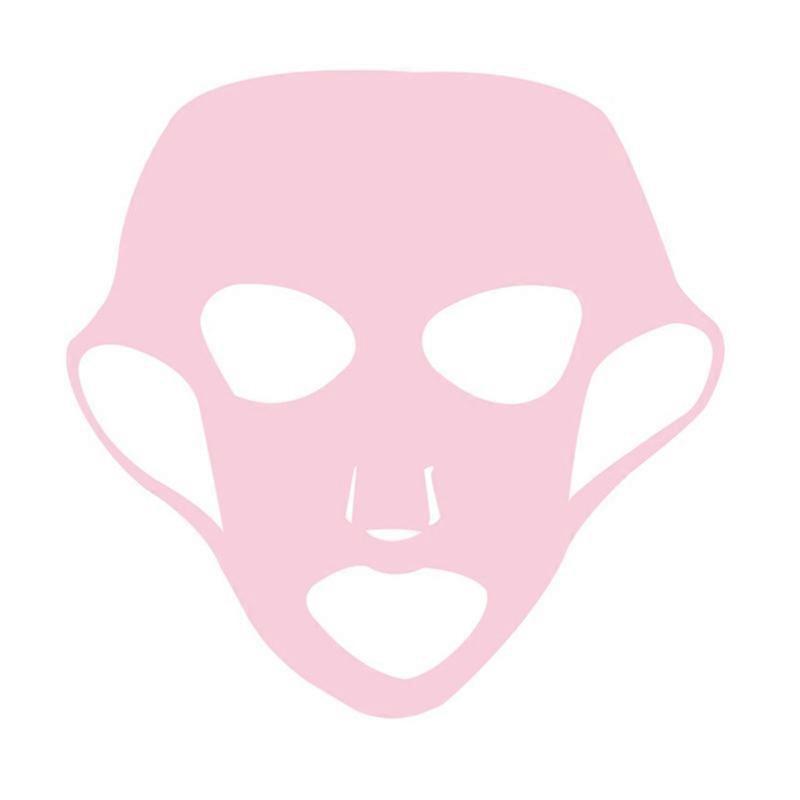 Rosa Gesichtsmaske