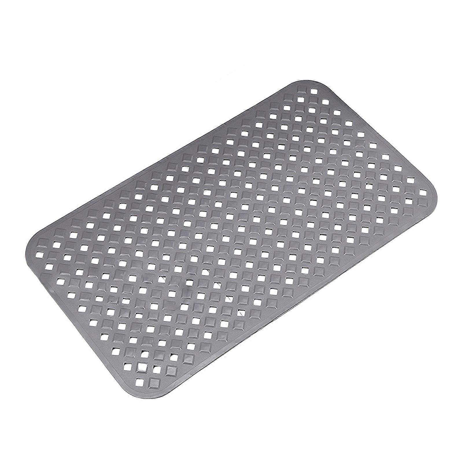Anti-Slip Bathroom Shower Mat with Comfortable Cushioning Hollow Drainage Design Easy Installation Bath Mat Jikaix