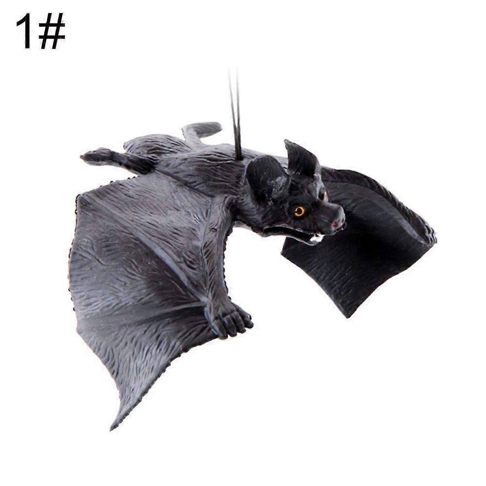 Halloween Artificial Funny Pendant Simulation Bat Haunted House Party Trick Toy JiKaiX