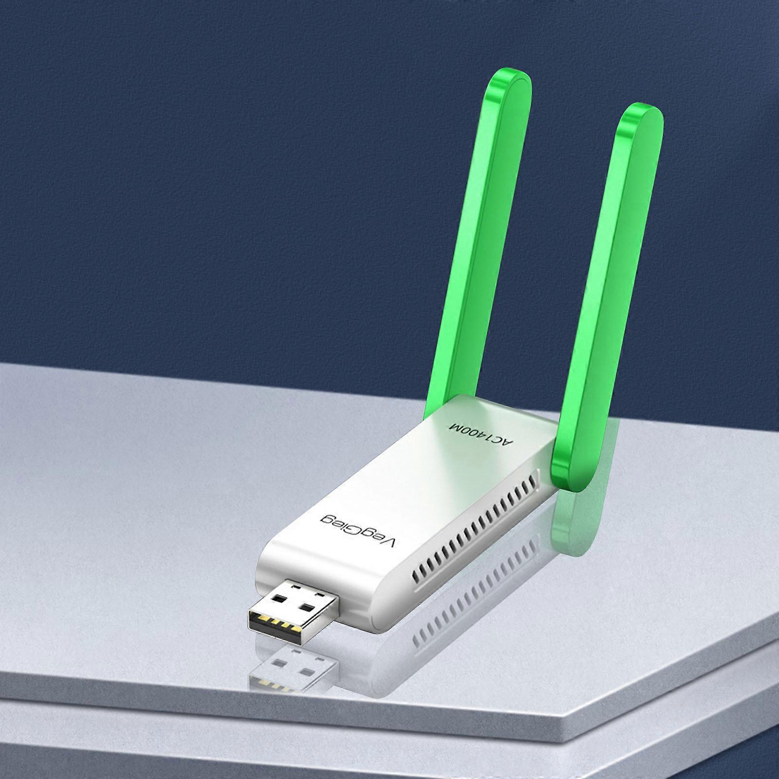 USB Wireless Network Card Desktop Computer And Notebook Wifi 6 Gigabit 5g Drive- 1400M Receiver