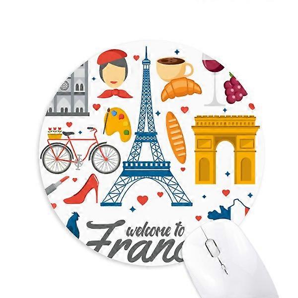 Ulusal Bayrak Mimarisi Fransa Mouse Pad