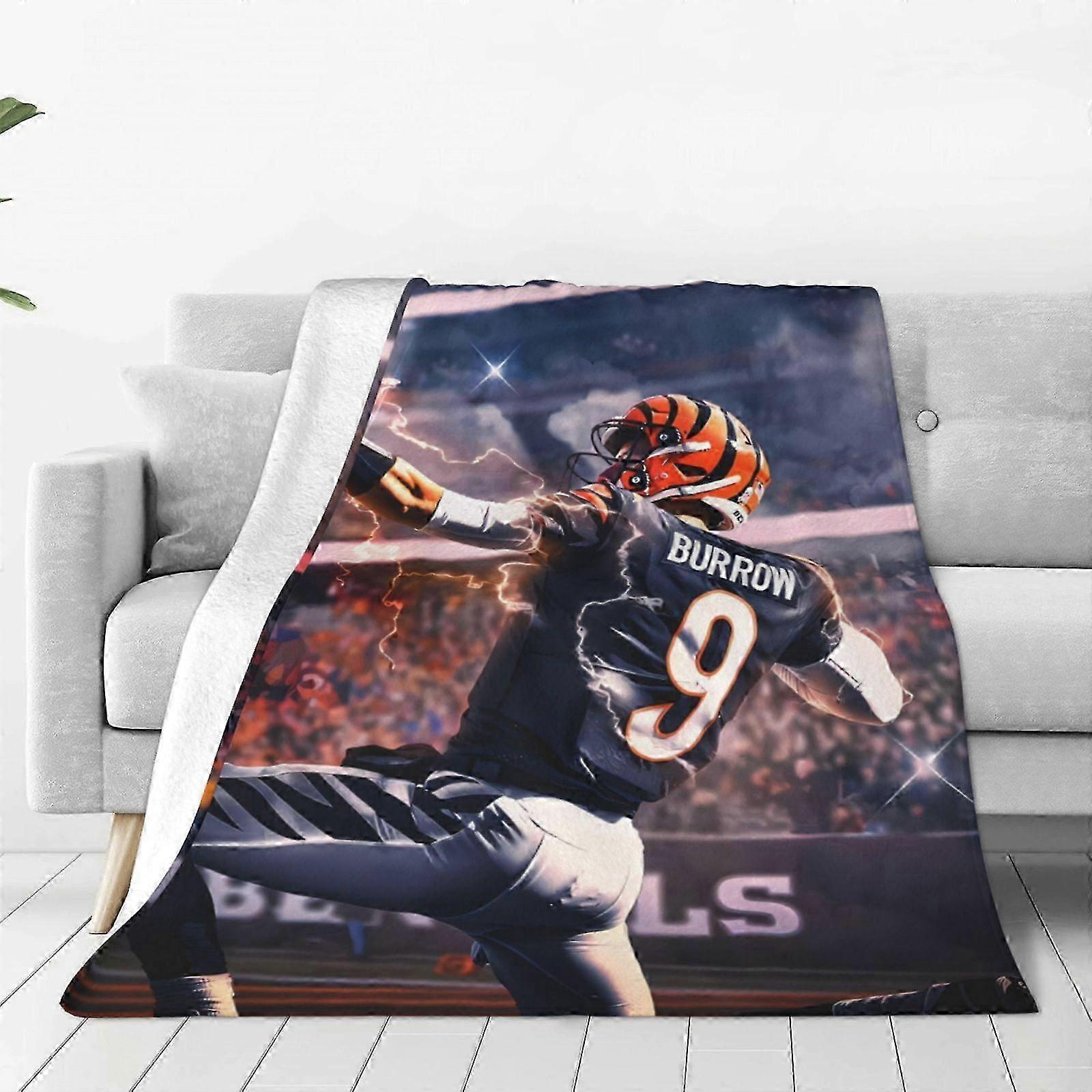 t936 Cobertor CB # JoeBurrow Cobertor X, Cobertores de Flanela Dormir Aconchegante Leve UltraSoft Micro Cobertores Para S Cobertor bn936