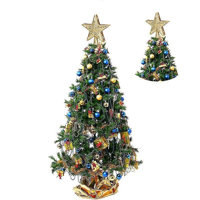 Christmas Tree Topper Lighted Star Projector 3d Glitter Xmas Tree Decorations