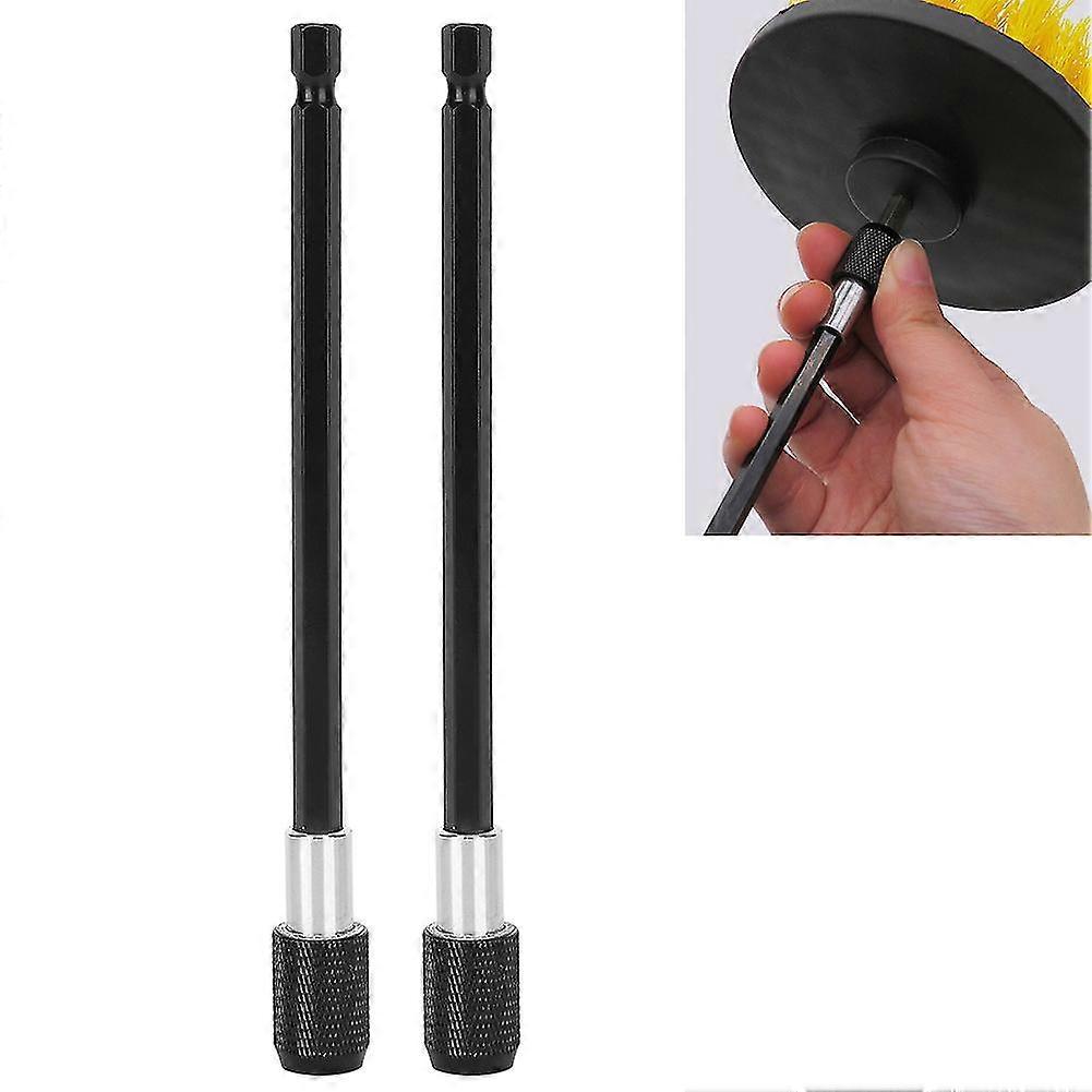 150mm 2Pcs Electric Drill Self-Locking Quick Release Hex Screwdriver Extension Rod