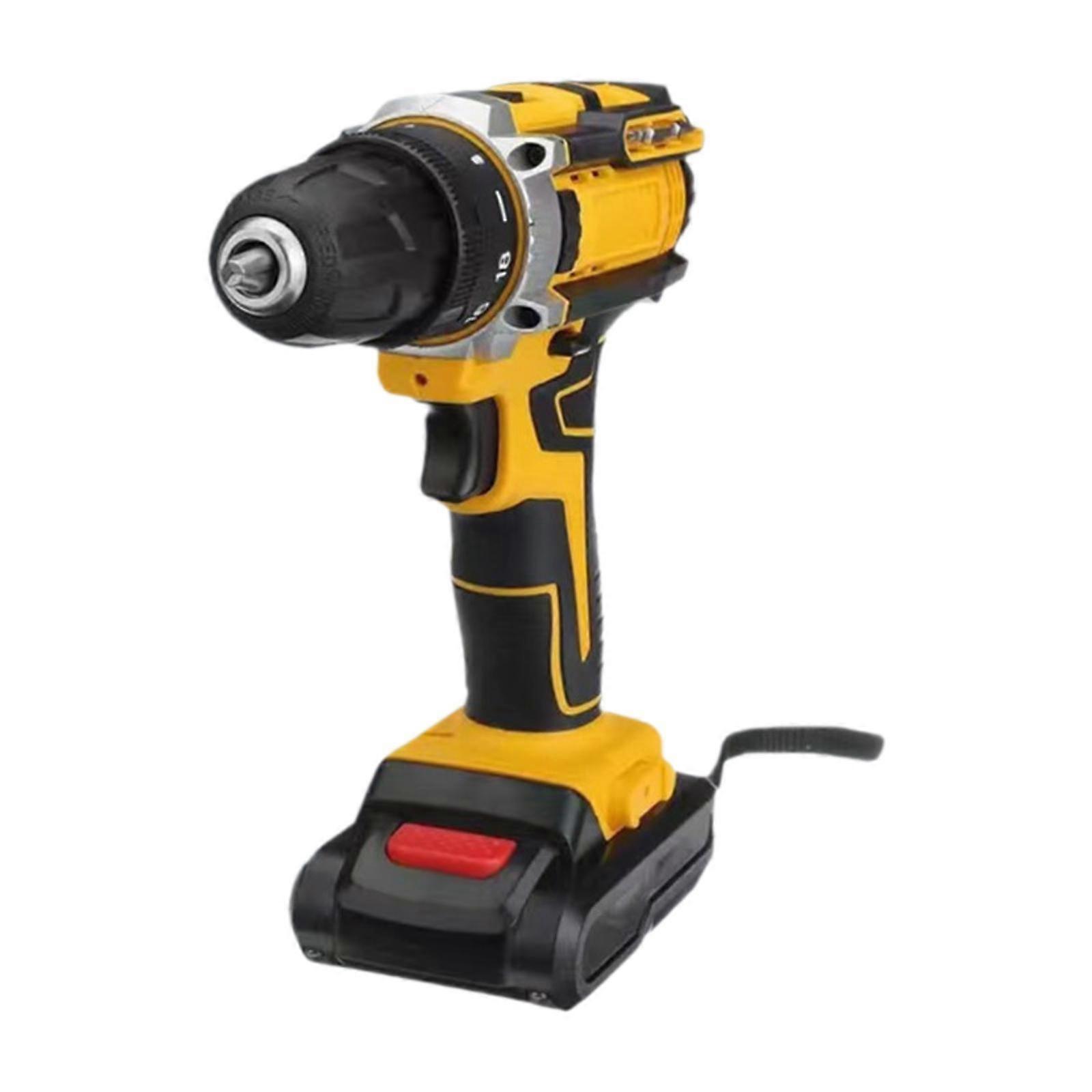 Rechargeable Impact Drill Tool Kit Portable for Routine Work with Carry Case