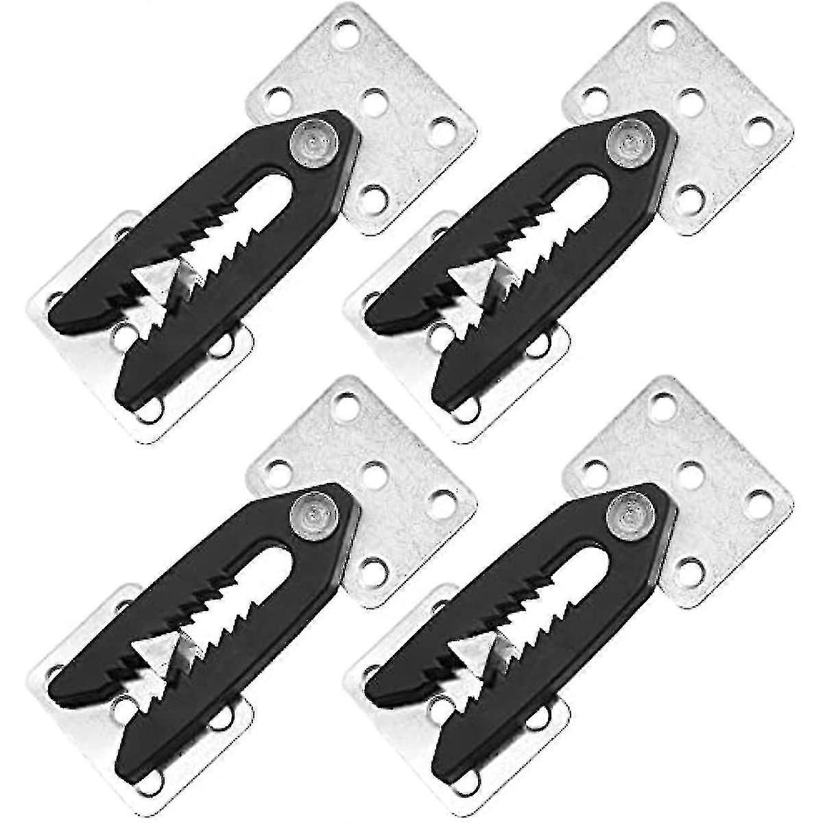 4 szt Segmentowy łącznik kanapy, Heavy Duty Couch Snap Alligator Złącze sofy Złącze blokujące sofę Złącze meblowe Złącze meblowe Snap ze montażowymi