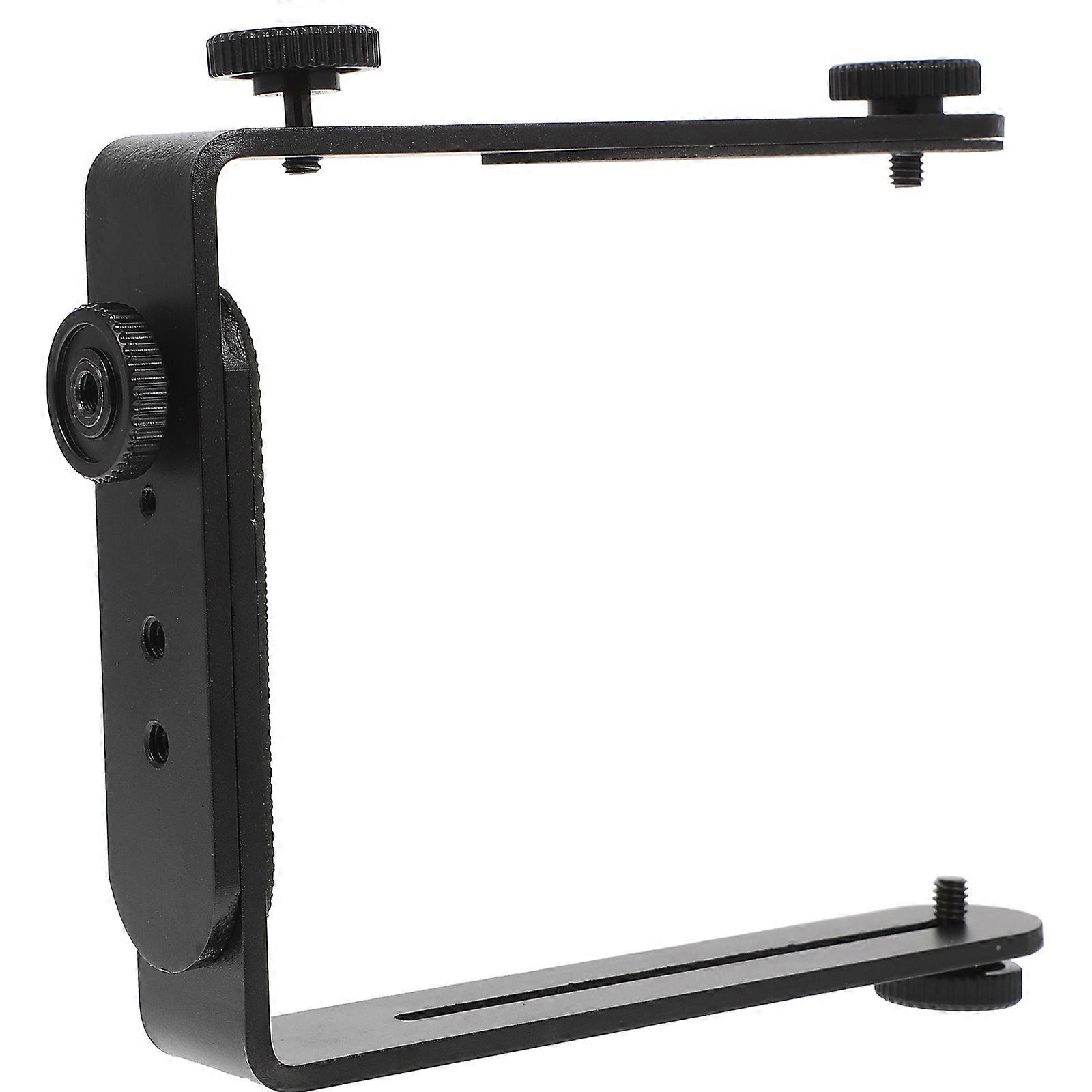 Metal L Bracket Camera 1/4 Inch Screw Flash Light Holder Camera Bracket