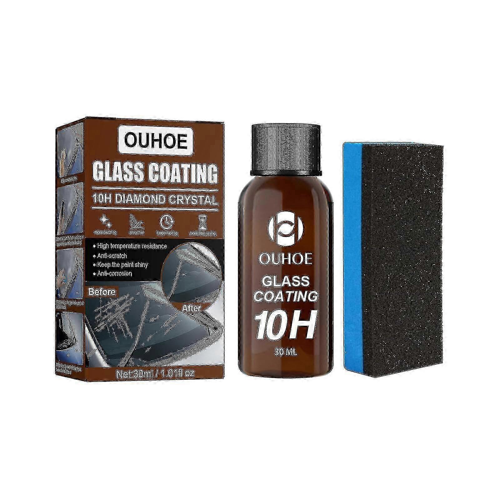 OUHOE自動車用ガラスクリスタルコーティングナノコーティング超疎水性クリスタルコーティング防水および防塵automotiv