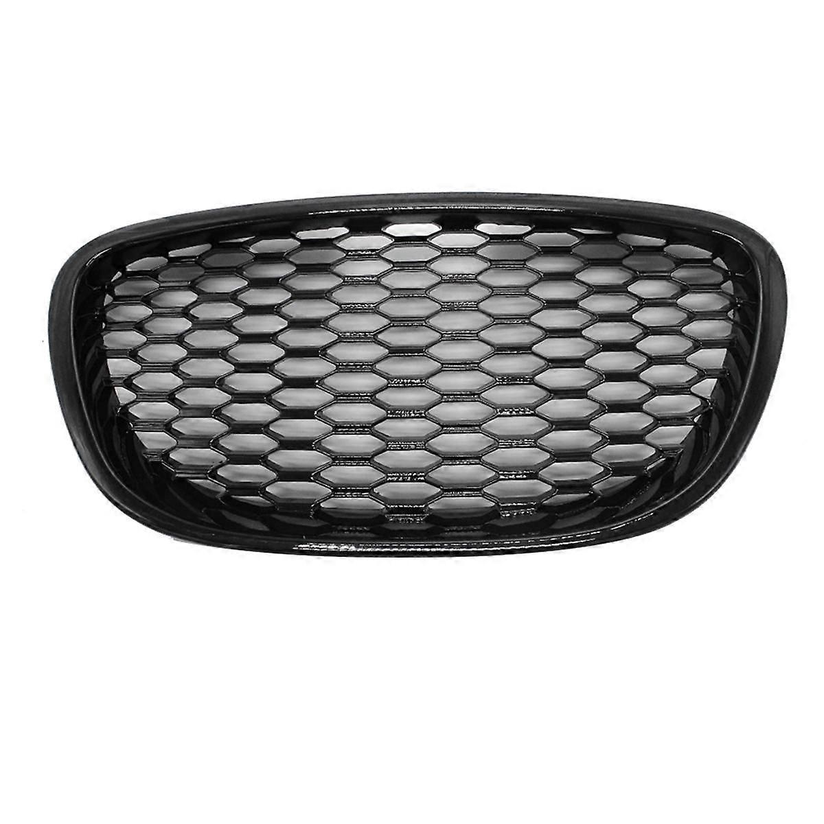Car Front Middle Net Badgeless Grill Honeycomb Grill for Seat MK2 1P 2006-2009 Bumper Grille Cover