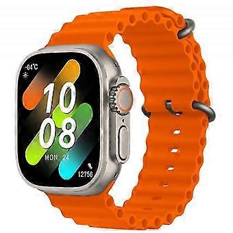 Hk10 Ultra3 Ultra Watch Men 8 Ultra 2.02inch Amoled Assistant 49mm  orange