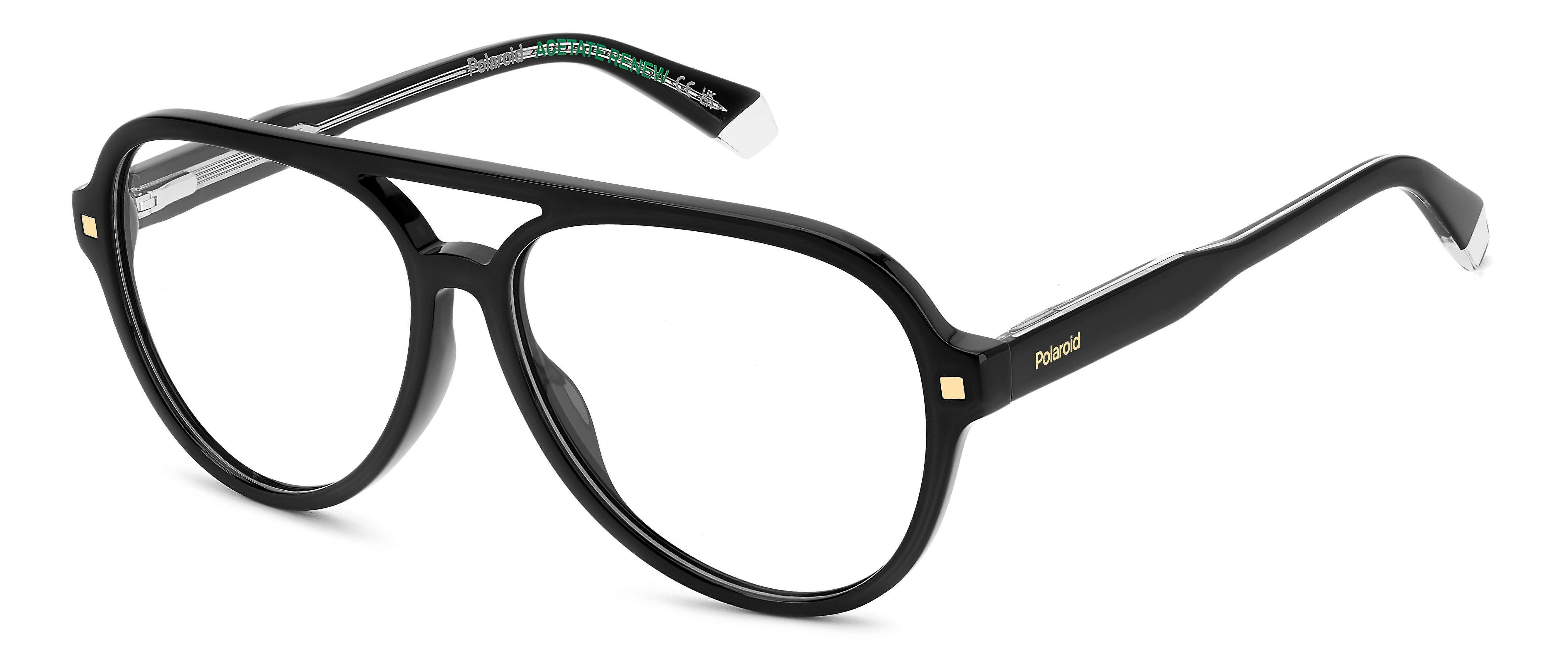 Eyewear Frames POLAROID PLD D540 807 BLACK 57/14/145 UNISEX