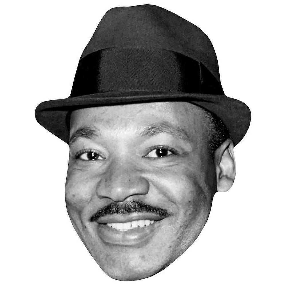 Martin Luther King (Hat) Celebrity Mask, Flat Card Face