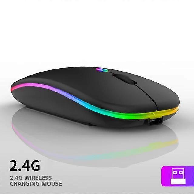 2.4GHz Wireless Mouse Rechargeable Bluetooth Mouse Portable Mouse 1600DPI Gaming Mouse for Tablet Phone PC Laptop