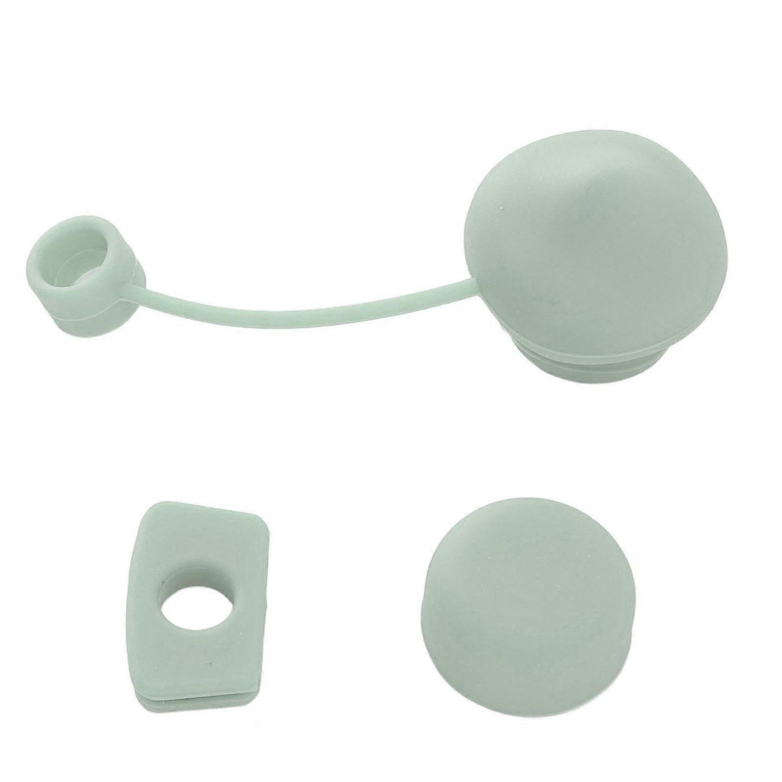 Splashproof Silicone Straw Plug Set - Straw Tip and Hole Covers