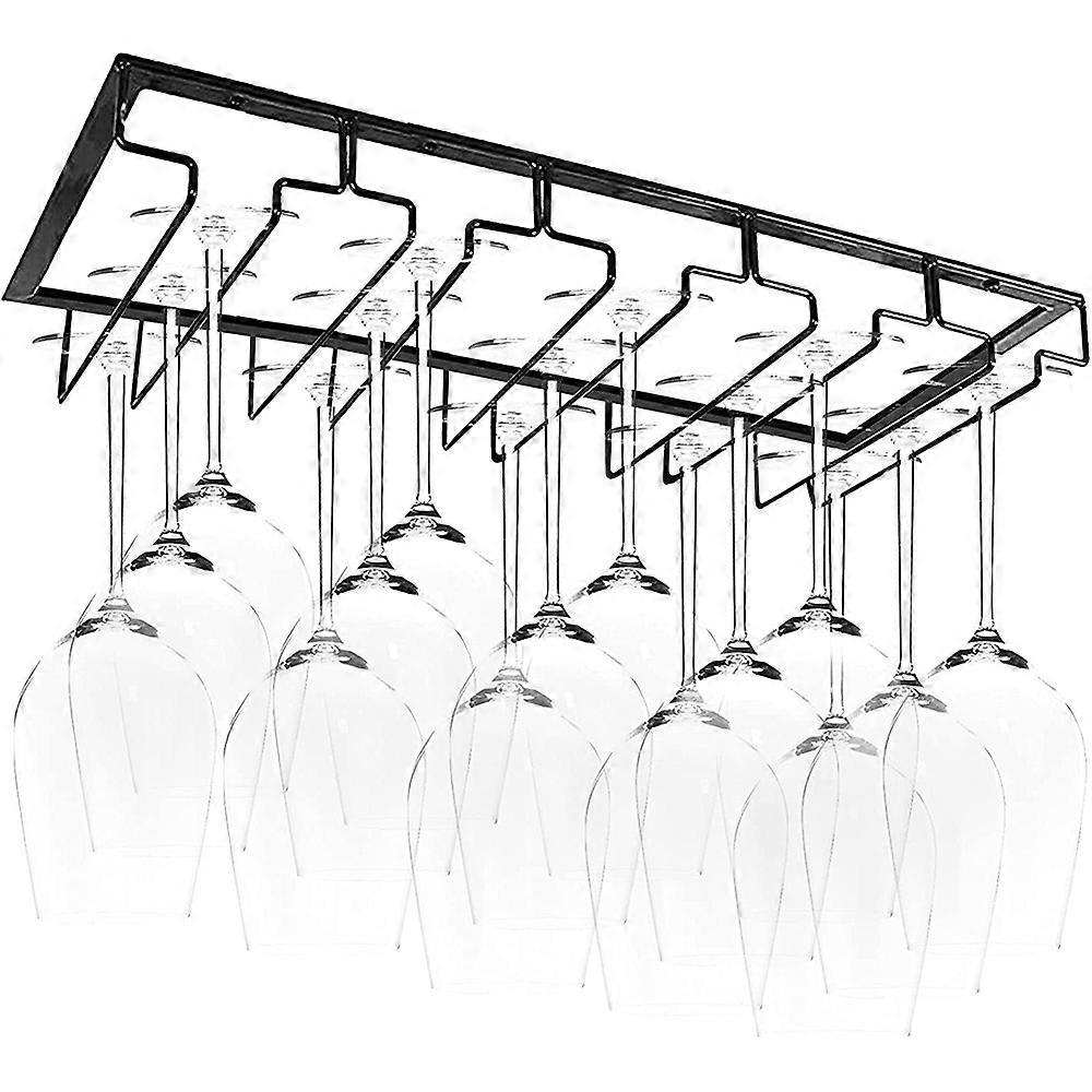 Wine glass rack with 5 rails, suitable for bars, wine cabinets, kitchens