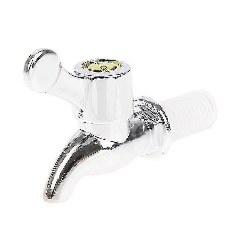 Vinflaskkran i silver glas - 17mm diameter - 1 styck