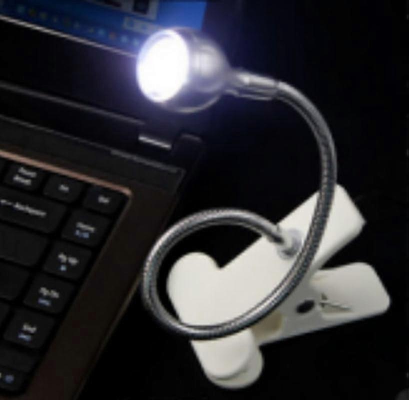 PXCL usb Night Light Computer Light Notebook Usb Light Led Light Keyboard Strong Light Desk Lamp Clip Light Eye Protection Light Usb Light, Silve
