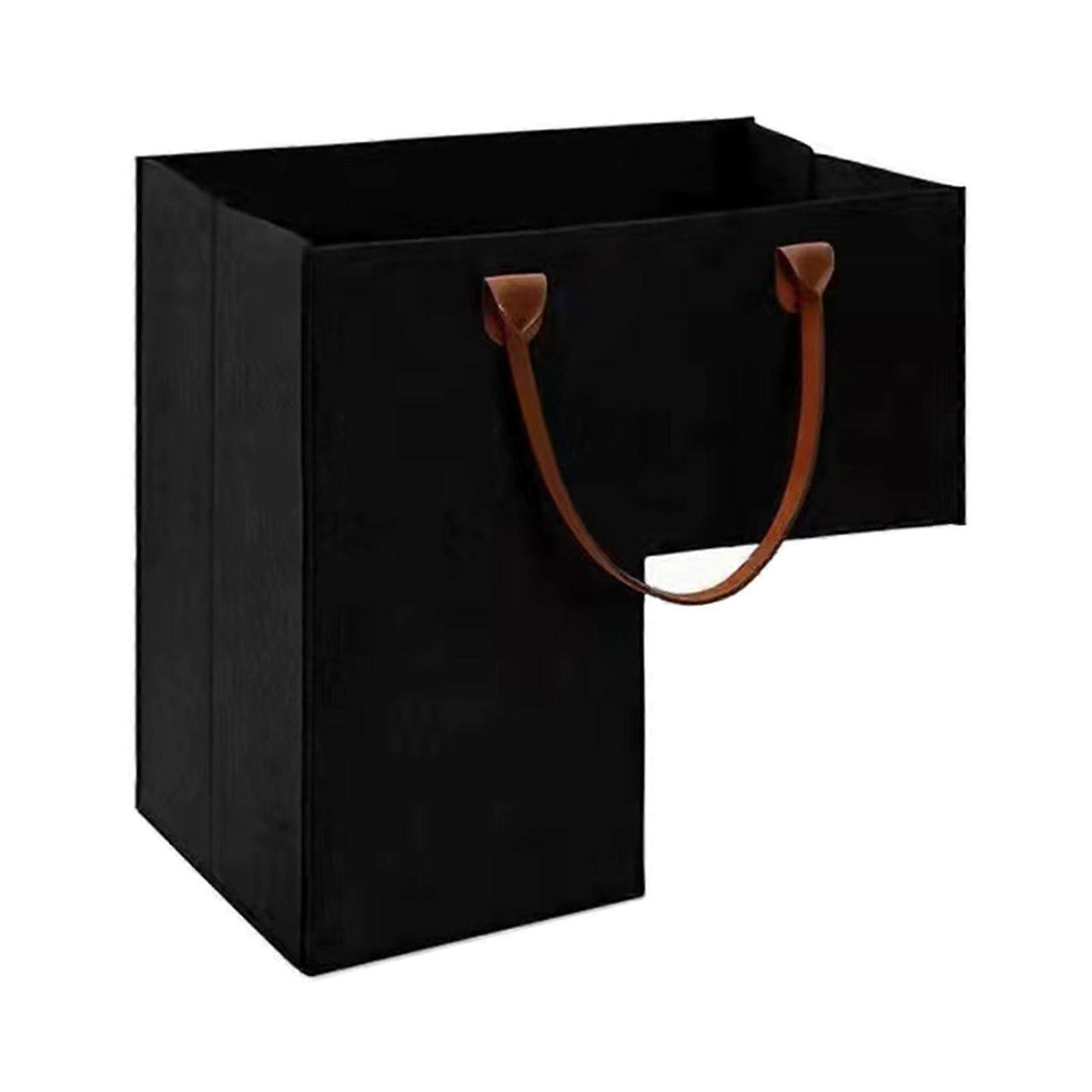 Vikbar stegkorg i filt Trappförvaring Organizer Bekväm förvaringslösning för kläder och hushållsartiklar