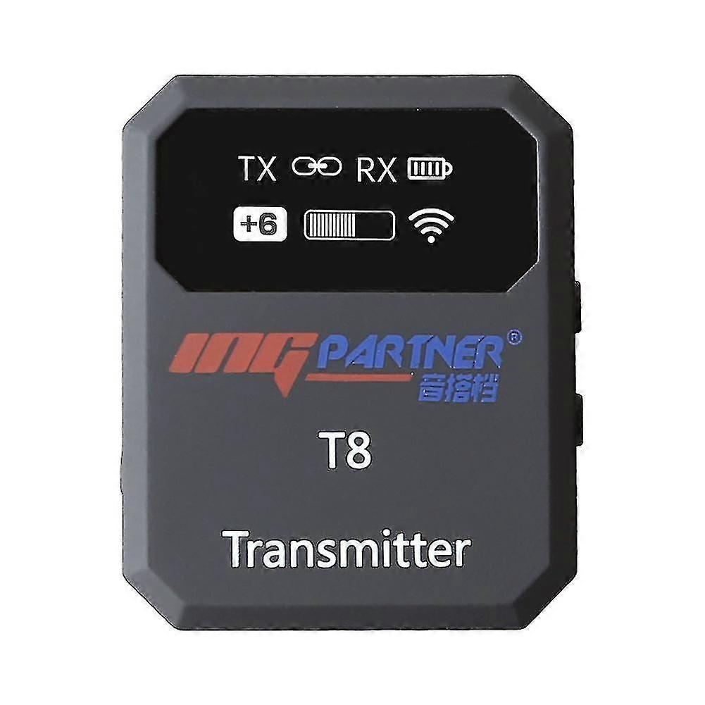 Wireless Clip-on Microphone Condenser Mic Transmitter &amp; Receiver With One Button Turn On &amp; Automatic Pairing Function