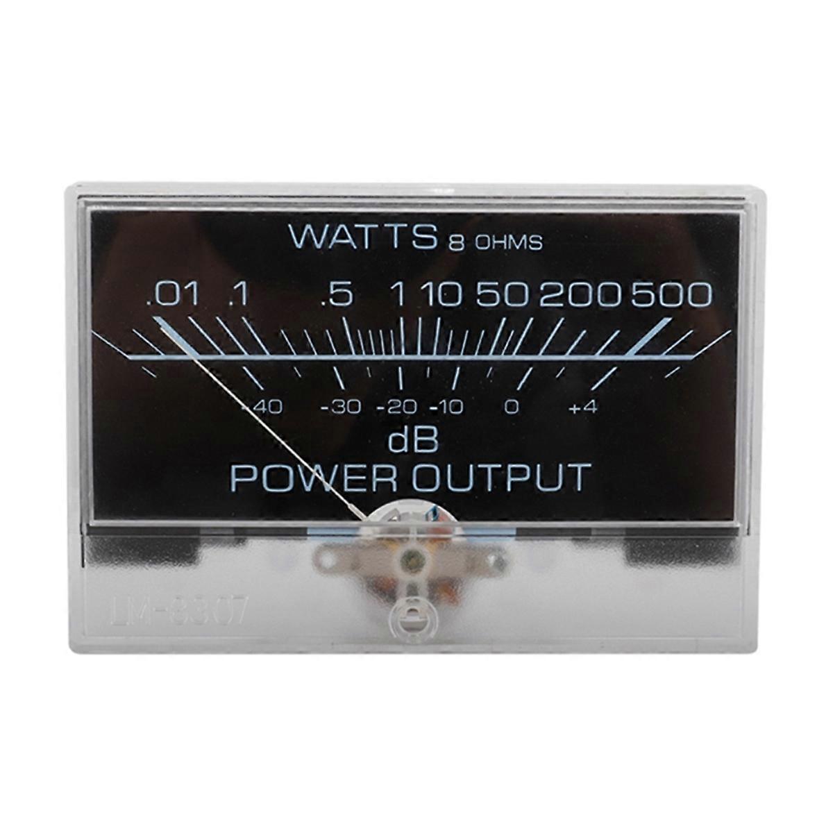 12-16V VU Meter Analog Panel Audios Level Meter Blue Backlights No Need Driver for Power Amplifier