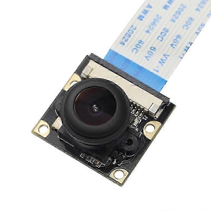 Raspberry Pi Camera 4B/3B Universal 130 160degree Fisheye Lens Wide-angle Infrared Night Vision Webcam