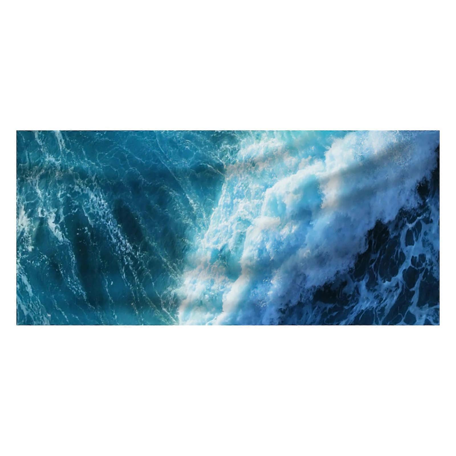 Wave Crashing Beach Towel Fiber Soft Beach Towel Bath Towel Family Picnic