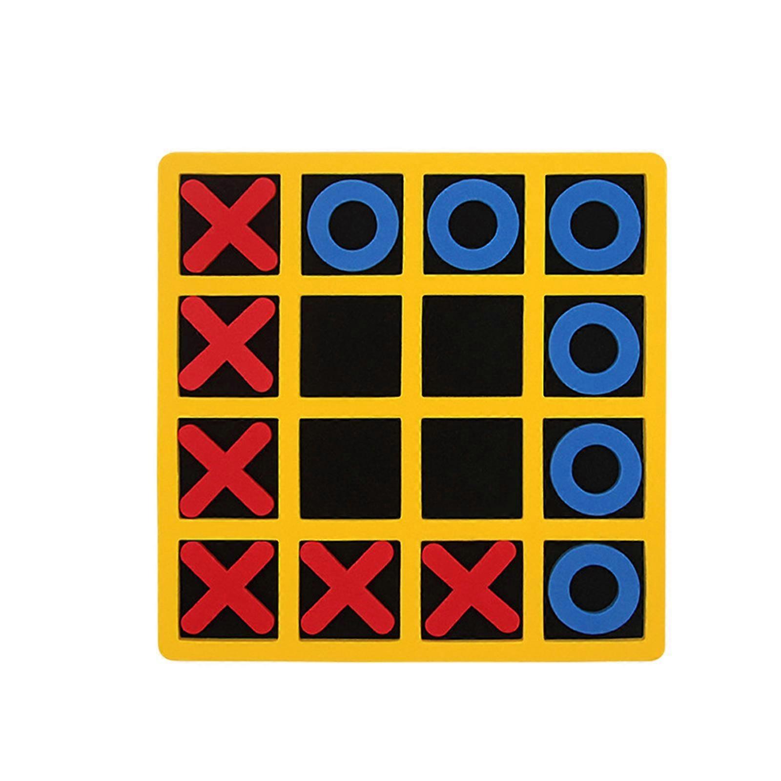 Chess Board Toe Game Chess Board Game Noughts and Crosses for Indoor Outdoor
