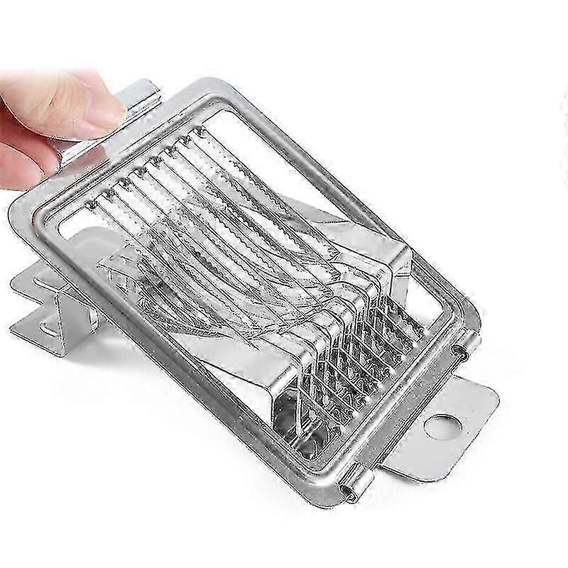 Multipurpose Stainless Steel Wire Egg Slicer, Heavy Duty Egg1pcs, Silver)