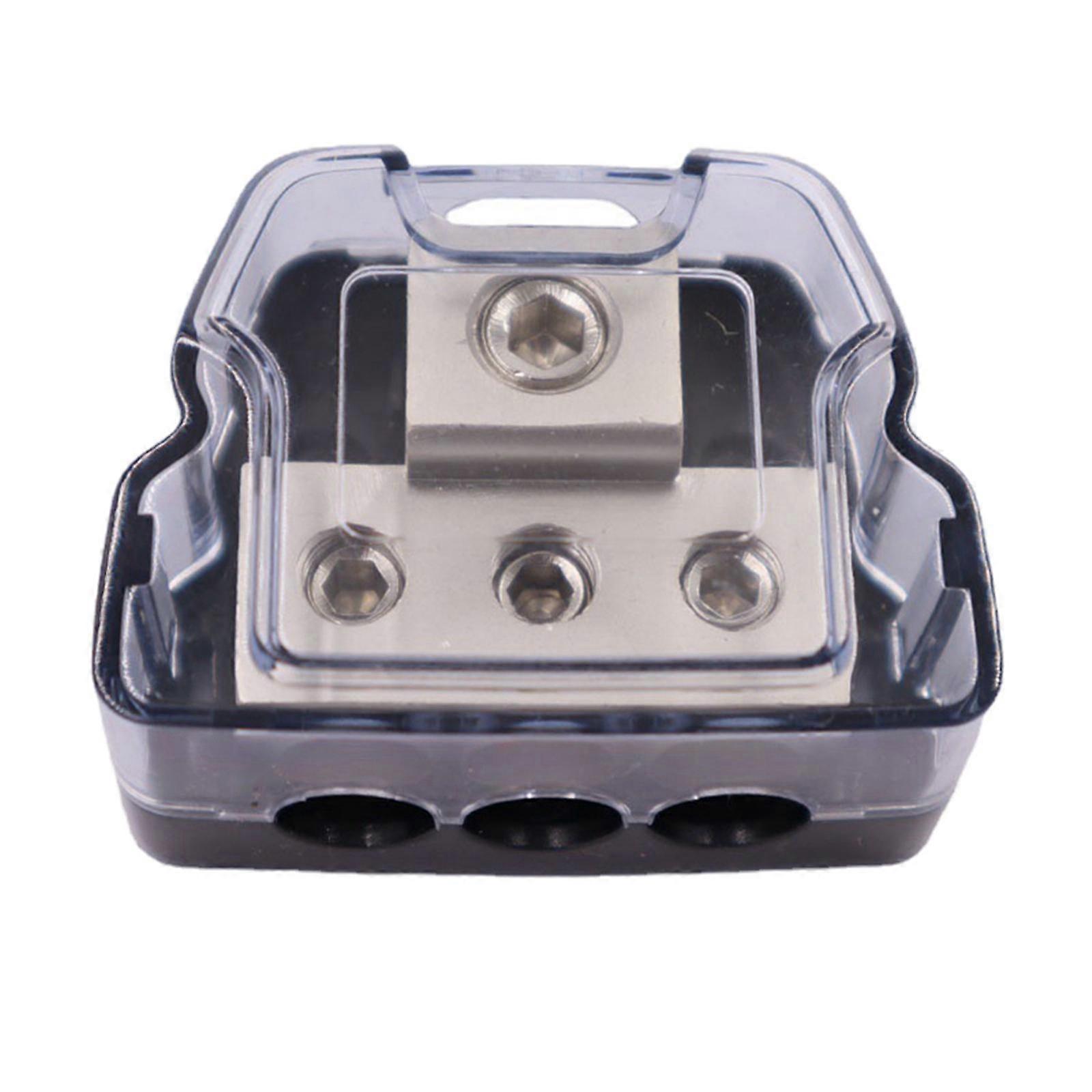 Car Audio Power Distribution Block 3 Way Distributor for Auto Car